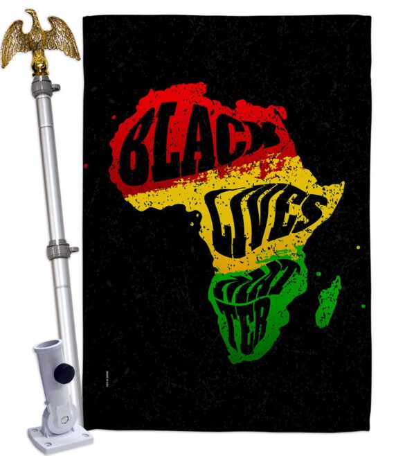 Cant Breathe BLM - Support Inspirational Vertical Impressions Decorative Flags HG170067 Made In USA - Image 9