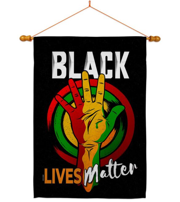 Black Freedom Civil  - Support Inspirational Vertical Impressions Decorative Flags HG170085 Made In USA - Image 10