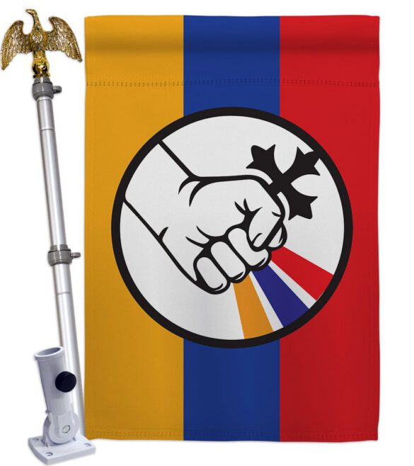 Artsakh Strong Armenia - Support Inspirational Vertical Impressions Decorative Flags HG170155 Made In USA - Image 10