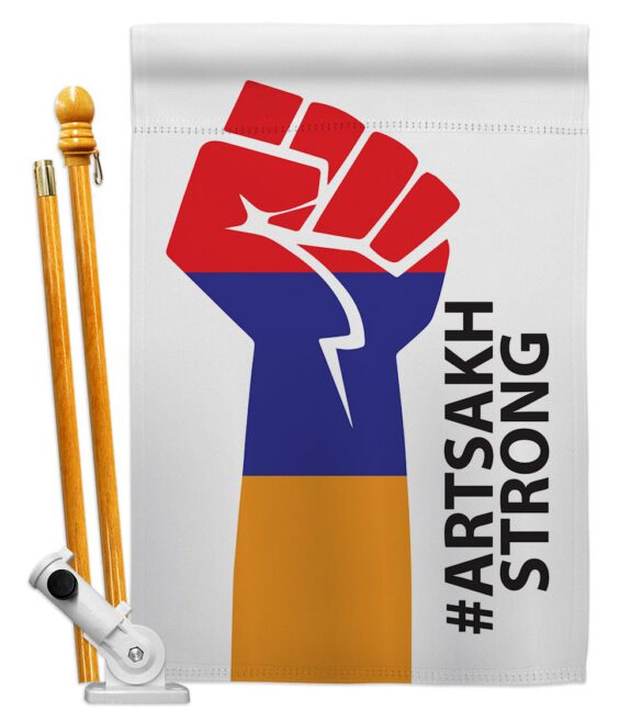 Artsakh Stay Strong - Support Inspirational Vertical Impressions Decorative Flags HG170156 Made In USA - Image 6