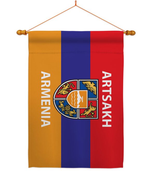 Artsakh Armenia - Support Inspirational Vertical Impressions Decorative Flags HG170157 Made In USA - Image 11