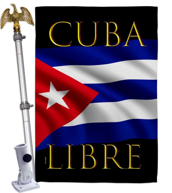 Cuba Libre - Support Inspirational Vertical Impressions Decorative Flags HG170217 Made In USA - Image 11
