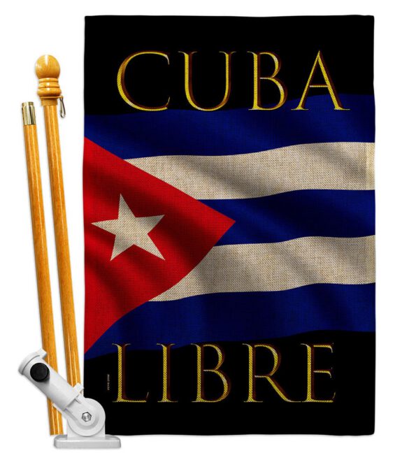 Cuba Libre - Support Inspirational Vertical Impressions Decorative Flags HG170217 Made In USA - Image 17