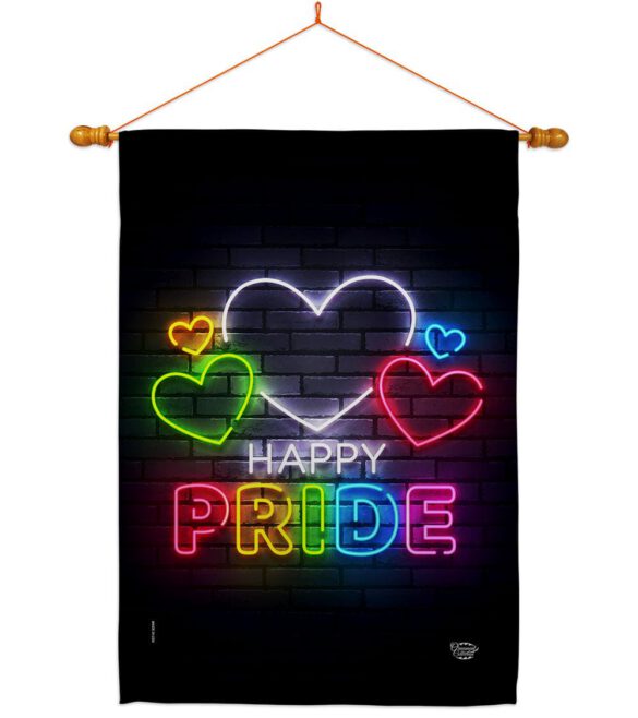 Happy Pride - Support Inspirational Vertical Impressions Decorative Flags HG192388 Made In USA - Image 10