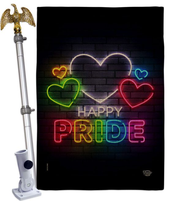 Happy Pride - Support Inspirational Vertical Impressions Decorative Flags HG192388 Made In USA - Image 19