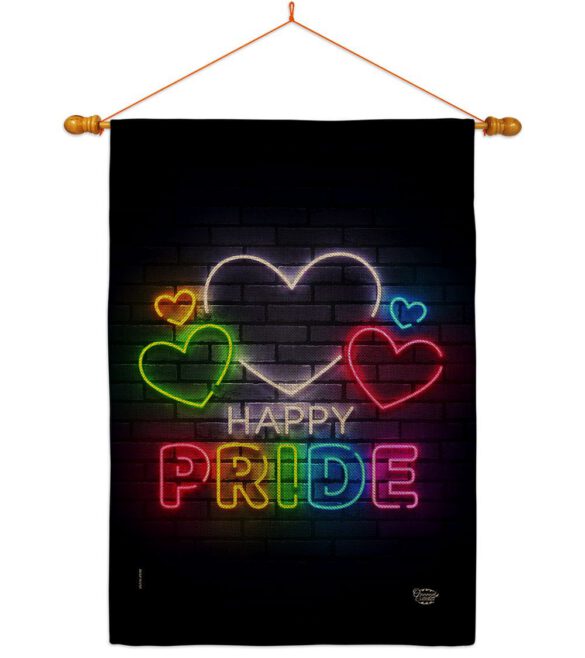Happy Pride - Support Inspirational Vertical Impressions Decorative Flags HG192388 Made In USA - Image 20