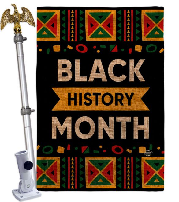 Celebrate Black History Month - Support Inspirational Vertical Impressions Decorative Flags HG192425 Made In USA - Image 19