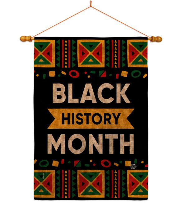 Celebrate Black History Month - Support Inspirational Vertical Impressions Decorative Flags HG192425 Made In USA - Image 20