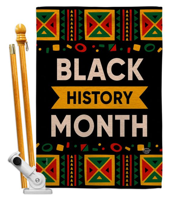 Celebrate Black History Month - Support Inspirational Vertical Impressions Decorative Flags HG192425 Made In USA - Image 5