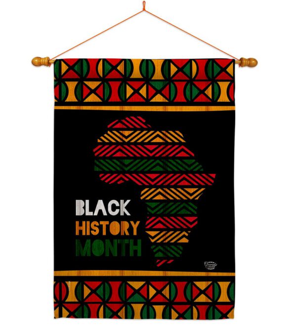 Afro-Americans History Month - Support Inspirational Vertical Impressions Decorative Flags HG192426 Made In USA - Image 11