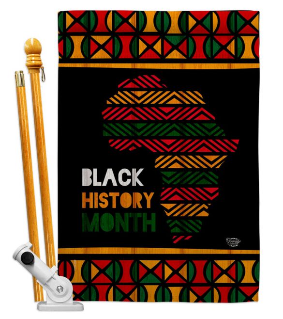 Afro-Americans History Month - Support Inspirational Vertical Impressions Decorative Flags HG192426 Made In USA - Image 6