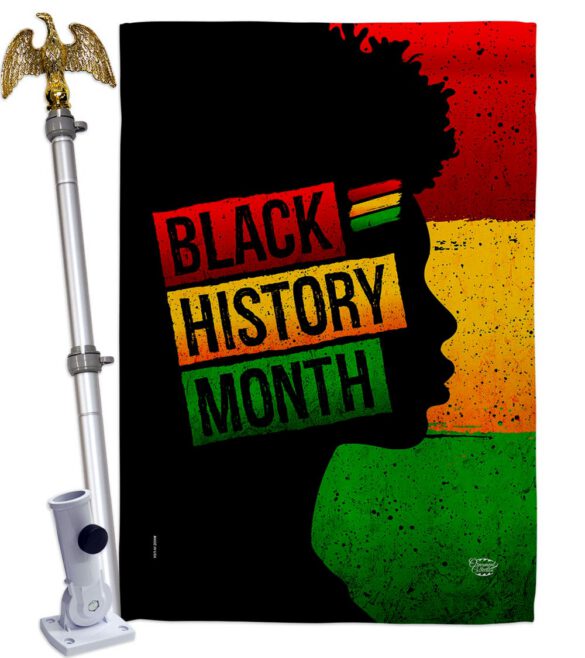 African History Month - Support Inspirational Vertical Impressions Decorative Flags HG192430 Made In USA - Image 10