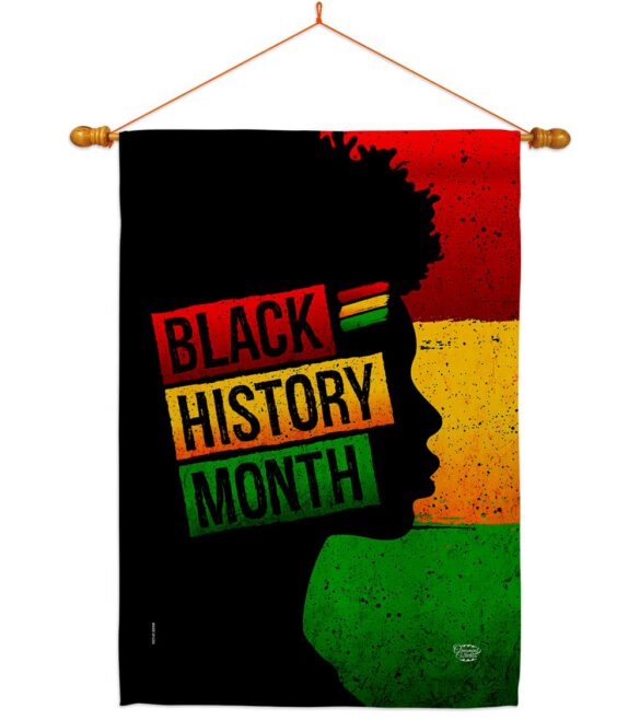 African History Month - Support Inspirational Vertical Impressions Decorative Flags HG192430 Made In USA - Image 11