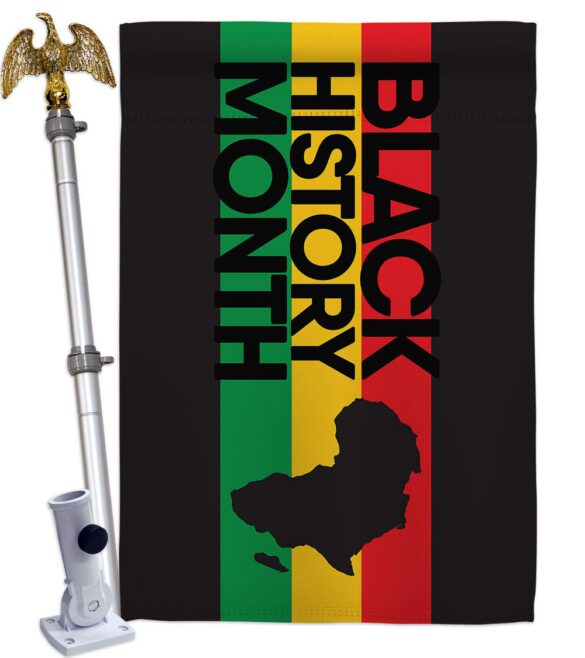 Black History - Support Inspirational Vertical Impressions Decorative Flags HG192431 Made In USA - Image 9