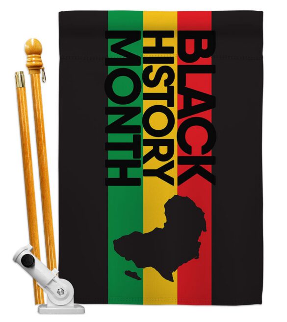 Black History - Support Inspirational Vertical Impressions Decorative Flags HG192431 Made In USA - Image 5