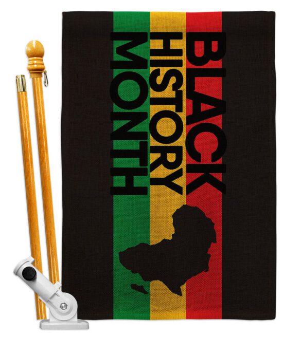 Black History - Support Inspirational Vertical Impressions Decorative Flags HG192431 Made In USA - Image 15