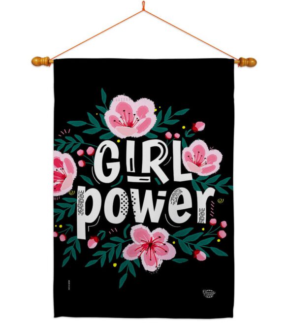 Girl Power - Support Inspirational Vertical Impressions Decorative Flags HG192606 Made In USA - Image 10