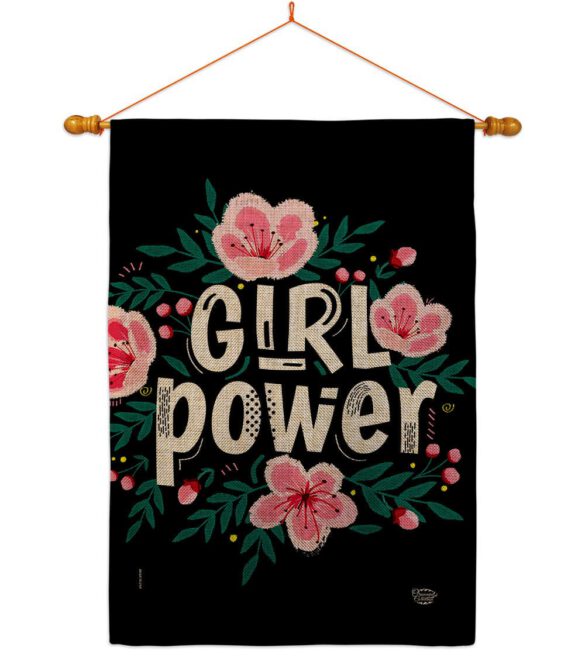 Girl Power - Support Inspirational Vertical Impressions Decorative Flags HG192606 Made In USA - Image 20