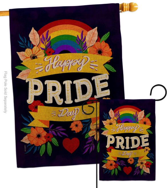 Happy Pride Day - Support Inspirational Vertical Impressions Decorative Flags HG115218 Made In USA - Image 13