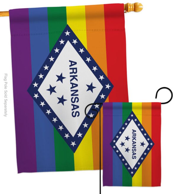 Arkansas Pride - Support Inspirational Vertical Impressions Decorative Flags HG148679 Made In USA - Image 4