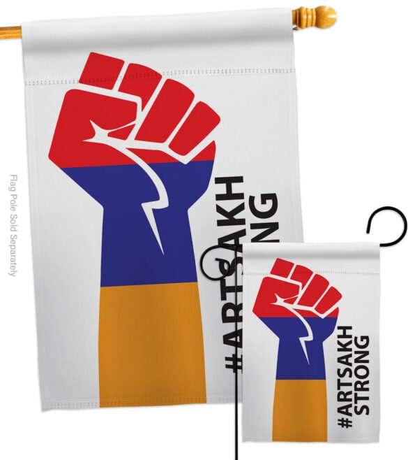 Artsakh Stay Strong - Support Inspirational Vertical Impressions Decorative Flags HG170156 Made In USA - Image 4