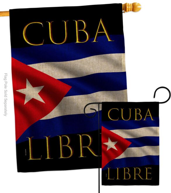Cuba Libre - Support Inspirational Vertical Impressions Decorative Flags HG170217 Made In USA - Image 15