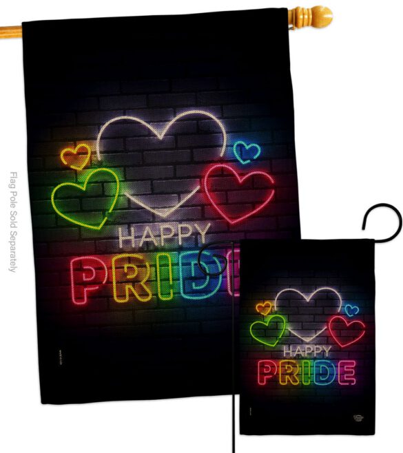 Happy Pride - Support Inspirational Vertical Impressions Decorative Flags HG192388 Made In USA - Image 13