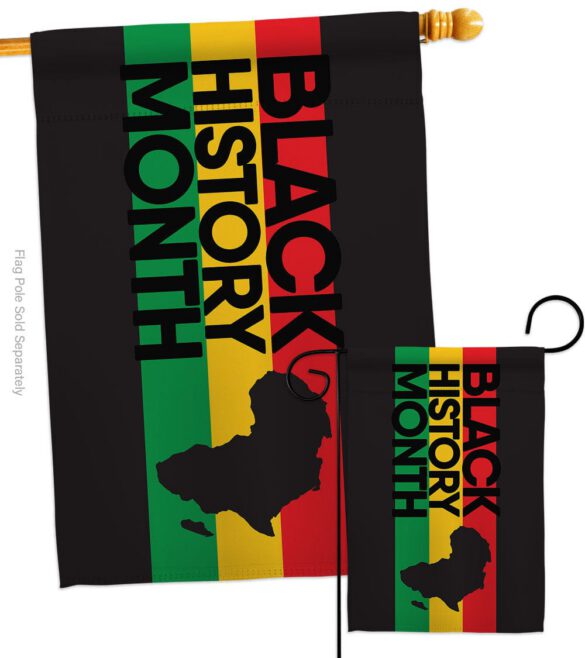 Black History - Support Inspirational Vertical Impressions Decorative Flags HG192431 Made In USA - Image 3