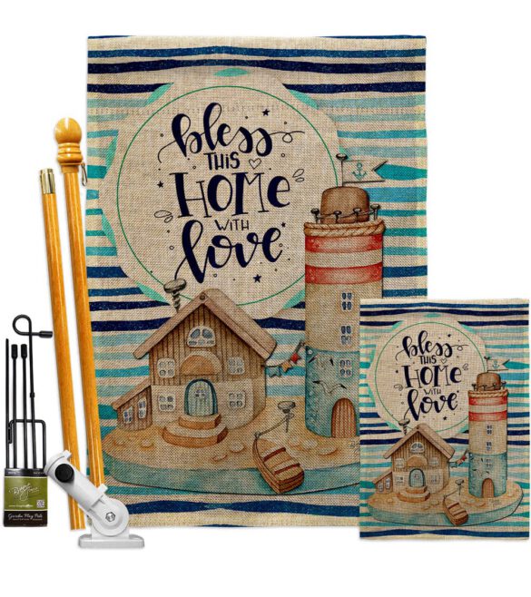 Bless Home Love - Sweet Home Inspirational Vertical Impressions Decorative Flags HG100083 Made In USA - Image 16