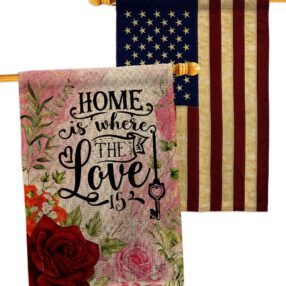 House Flag Sweet Home HP130385AA B