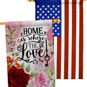 House Flag Sweet Home HP130385AB