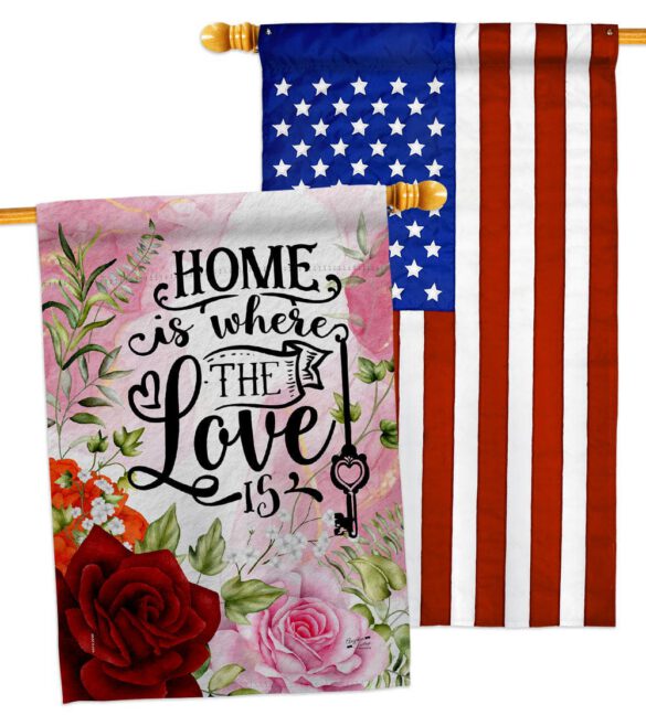 Home Love Is - Sweet Home Inspirational Vertical Impressions Decorative Flags HG130385 Made In USA - Image 10
