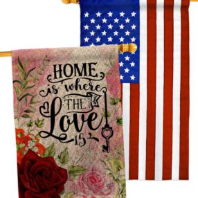 House Flag Sweet Home HP130385AB B