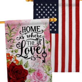 House Flag Sweet Home HP130385AC