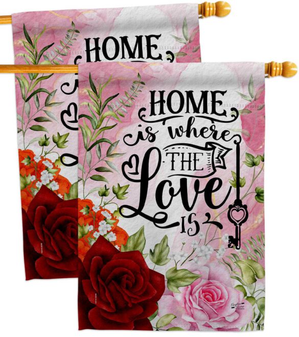 Home Love Is - Sweet Home Inspirational Vertical Impressions Decorative Flags HG130385 Made In USA - Image 12