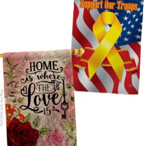 House Flag Sweet Home HP130385AF B