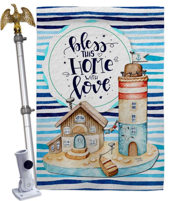 Bless Home Love - Sweet Home Inspirational Vertical Impressions Decorative Flags HG100083 Made In USA - Image 9