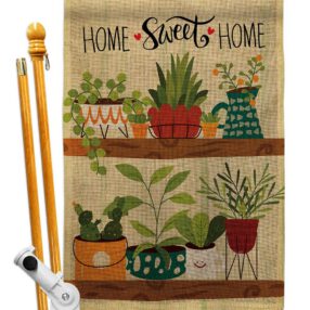 House Flag Sweet Home HS100086 B