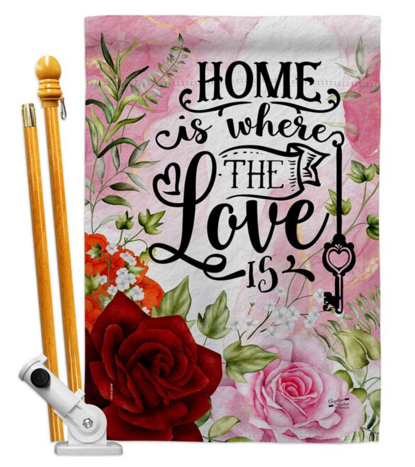 Home Love Is - Sweet Home Inspirational Vertical Impressions Decorative Flags HG130385 Made In USA - Image 5