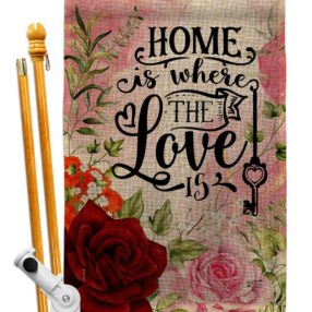 House Flag Sweet Home HS130385 B