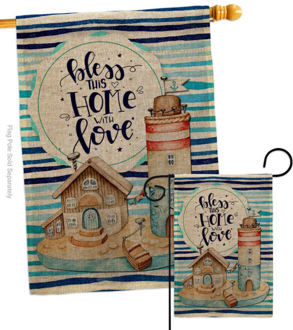 Bless Home Love - Sweet Home Inspirational Vertical Impressions Decorative Flags HG100083 Made In USA - Image 13