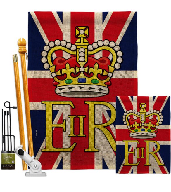 Elizabeth Reginal II - Expression Inspirational Vertical Impressions Decorative Flags HG180313 Made In USA - Image 27
