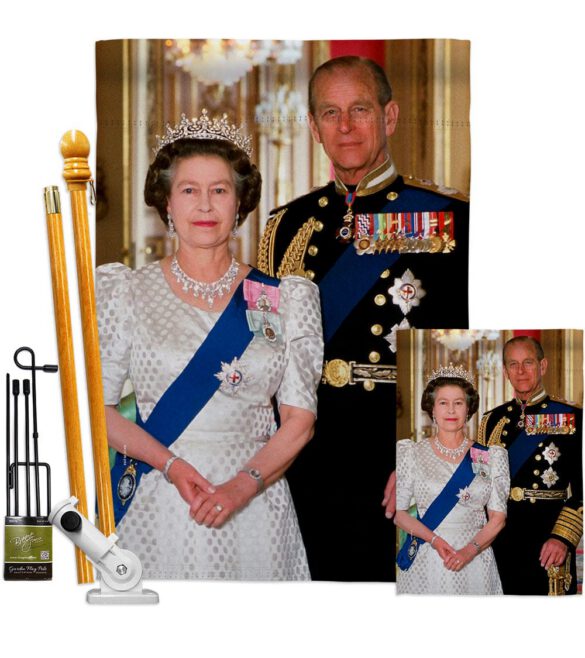 British Remarkable Couple - Expression Inspirational Vertical Impressions Decorative Flags HG180320 Made In USA - Image 6