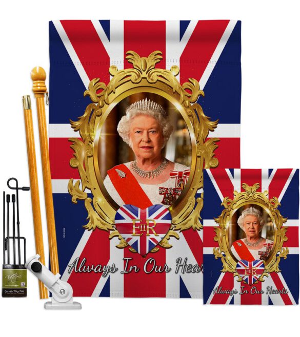 Always In our Heart - Expression Inspirational Vertical Impressions Decorative Flags HG180323 Made In USA - Image 7