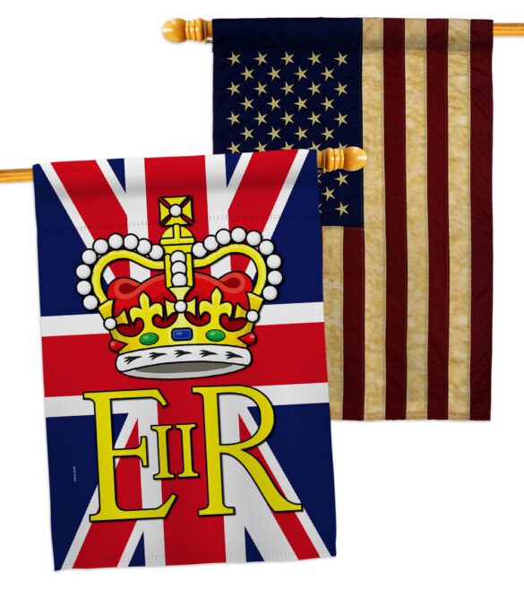 Elizabeth Reginal II - Expression Inspirational Vertical Impressions Decorative Flags HG180313 Made In USA - Image 8