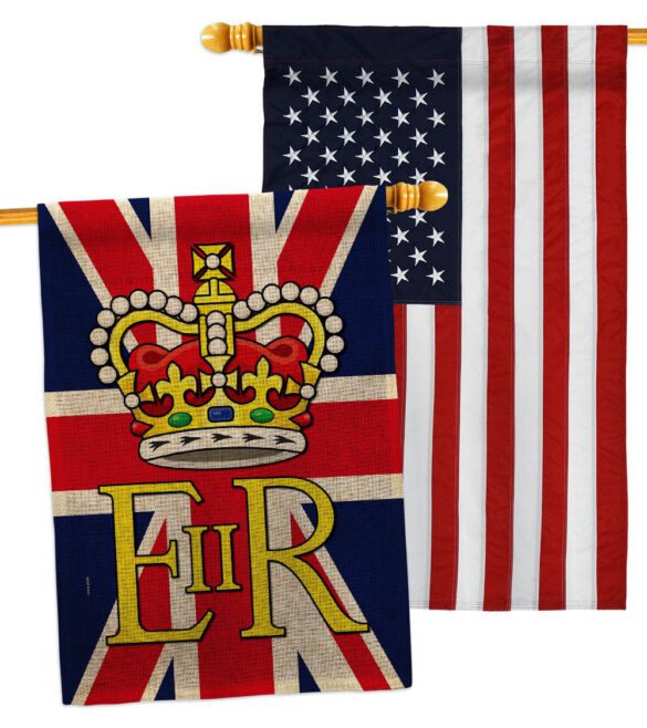 Elizabeth Reginal II - Expression Inspirational Vertical Impressions Decorative Flags HG180313 Made In USA - Image 36
