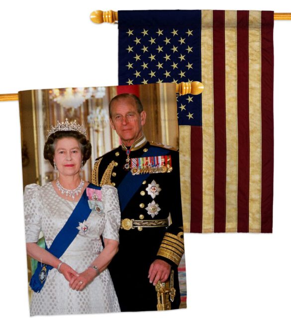British Remarkable Couple - Expression Inspirational Vertical Impressions Decorative Flags HG180320 Made In USA - Image 8