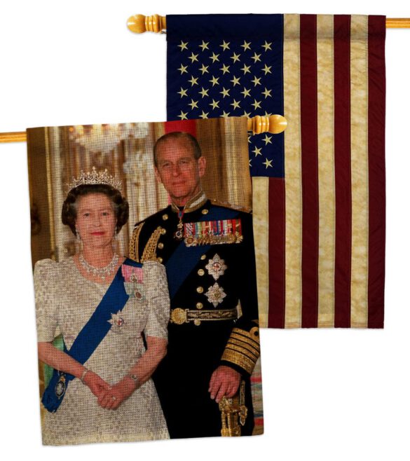 British Remarkable Couple - Expression Inspirational Vertical Impressions Decorative Flags HG180320 Made In USA - Image 29