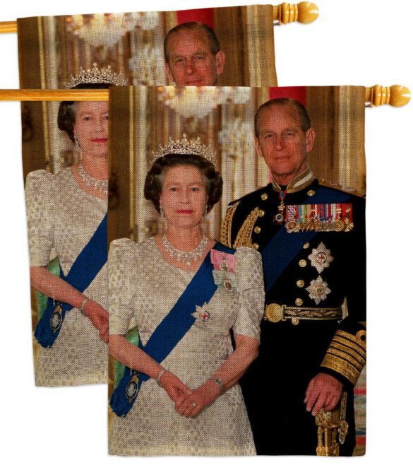 British Remarkable Couple - Expression Inspirational Vertical Impressions Decorative Flags HG180320 Made In USA - Image 33