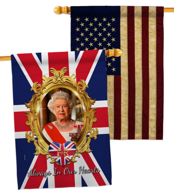 Always In our Heart - Expression Inspirational Vertical Impressions Decorative Flags HG180323 Made In USA - Image 9